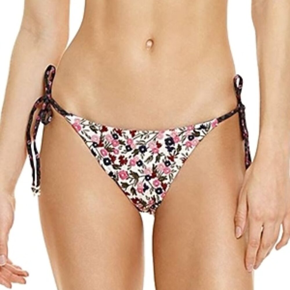 AGUA BENDITA Beaded Side Tie Swim Bikini Bottom Separates Size M Multicolor - Picture 1 of 1